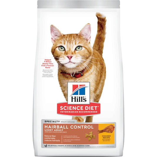 Hill's Science Diet Adult Hairball Control Light Dry Cat Food