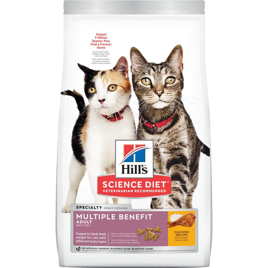 Hill's Science Diet Adult Multiple Benefit Chicken Recipe Dry Cat Food