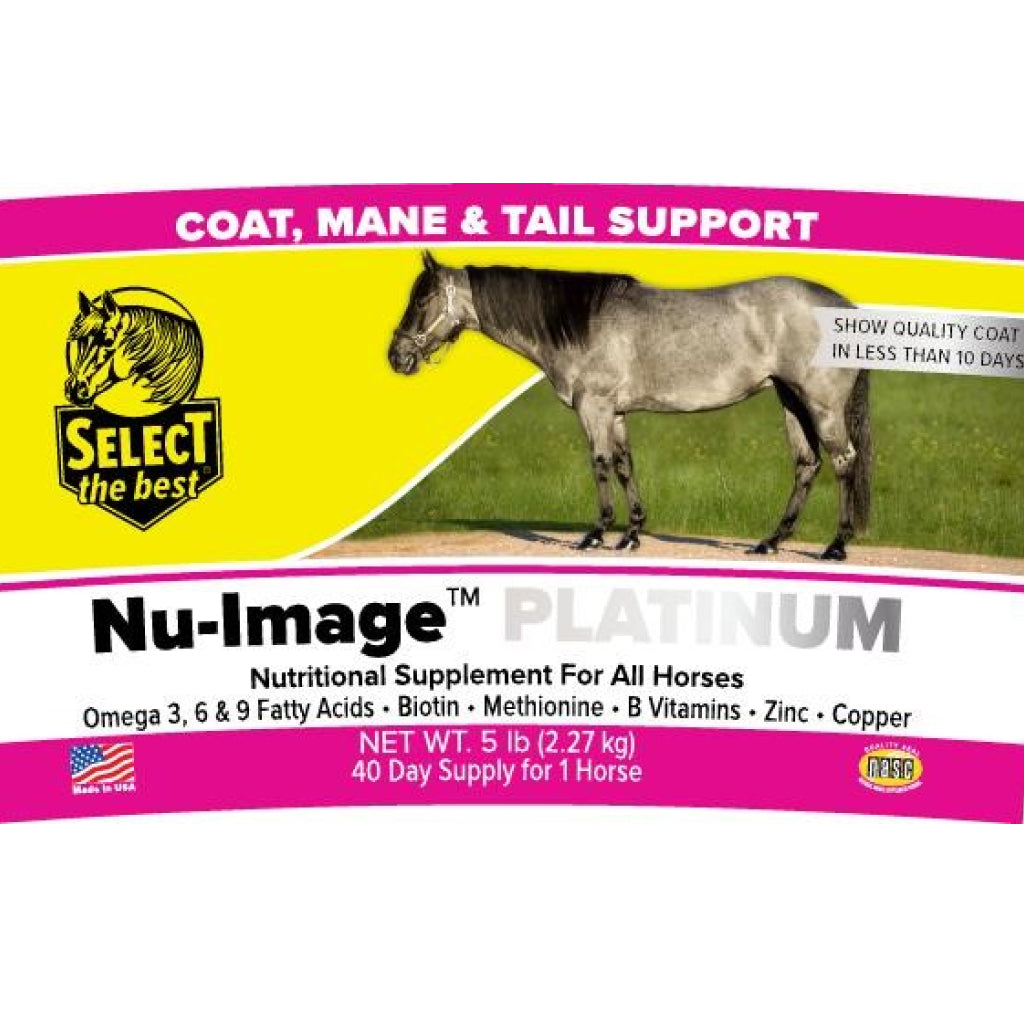 Select The Best Nu-Image Platinum Coat, Mane & Tail Support for Horses