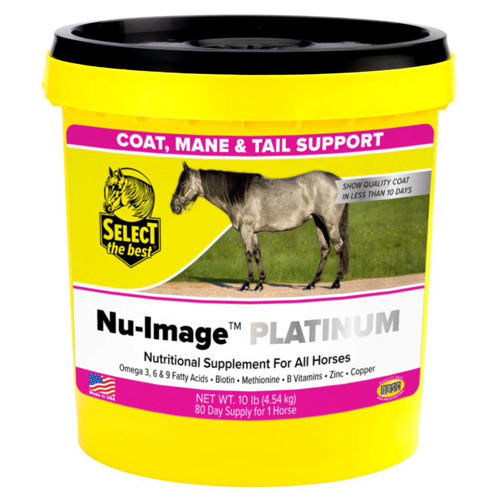 Select The Best Nu-Image Platinum Coat, Mane & Tail Support for Horses