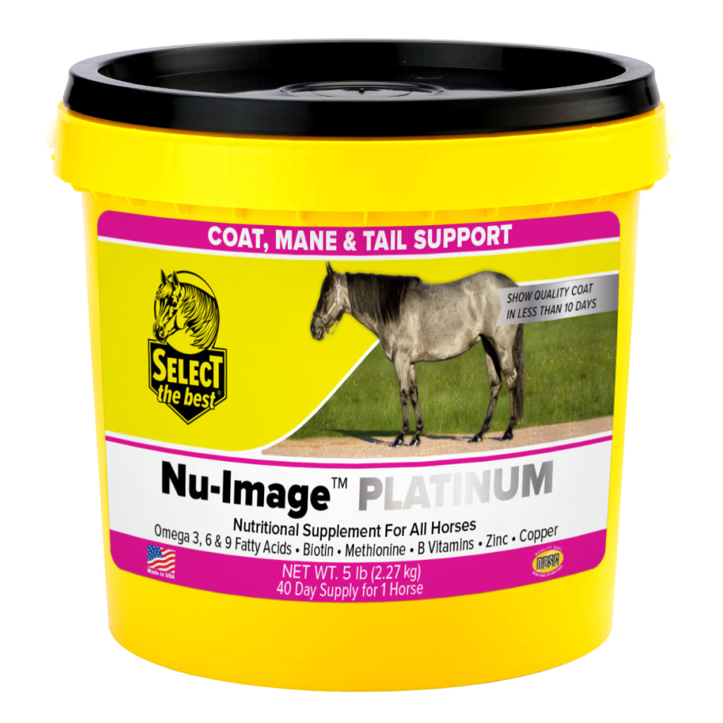 Select The Best Nu-Image Platinum Coat, Mane & Tail Support for Horses