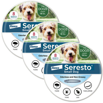 Seresto Flea & Tick Collar for Small Dogs, Under 18 lbs
