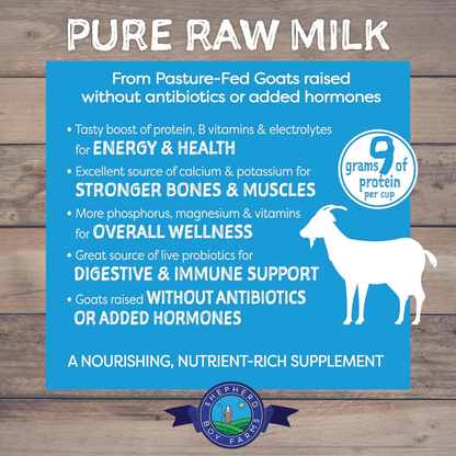 Shepherd Boy Farms Freeze Dried Raw Goat's Milk