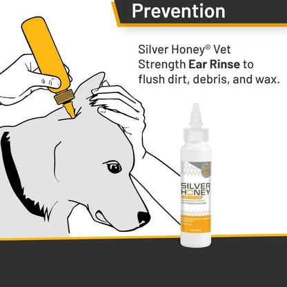 Silver Honey Rapid Ear Care Vet Strength Ear Rinse