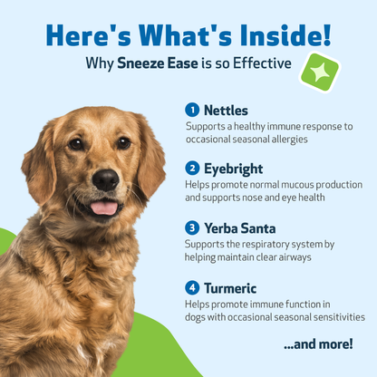 Sneeze Ease - Seasonal Allergy Defense for Dogs (2 oz)