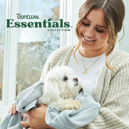 TropiClean Essentials Goat's Milk Hypoallergenic Shampoo for Dogs Puppies and Cats (16 oz)
