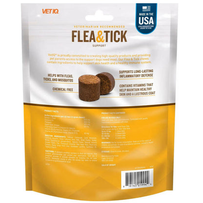 VetIQ Flea & Tick Support for Dogs (60 soft chews)