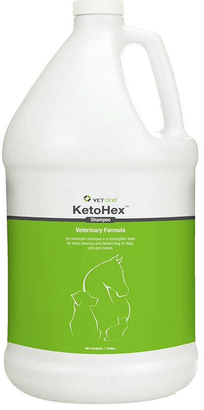 VetOne KetoHex Antiseptic Shampoo for Dogs, Cats and Horses