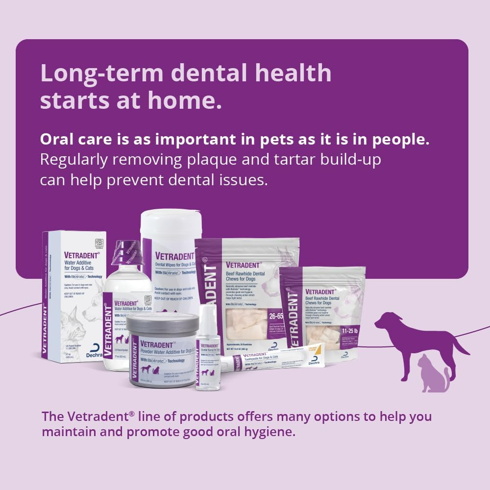 VETRADENT Dental Wipes (60 ct)