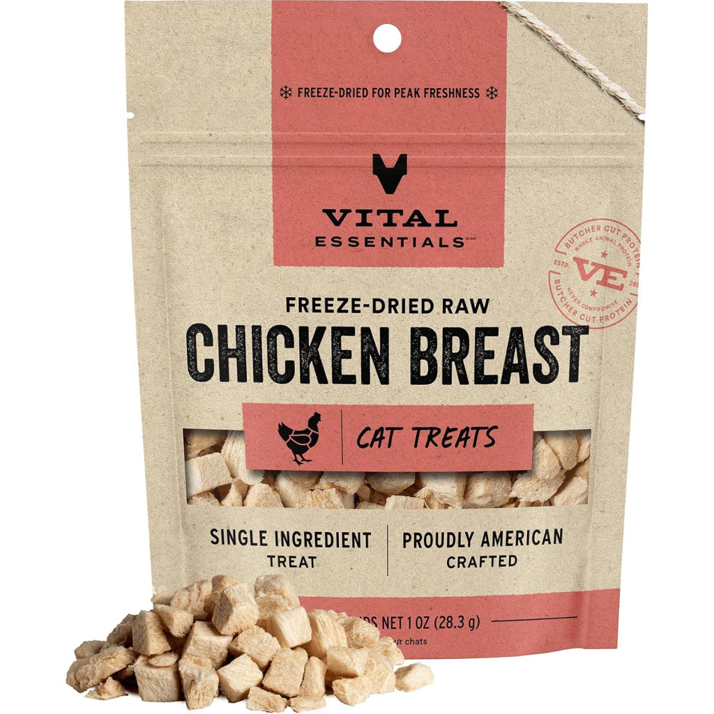 Vital Essentials  Freeze-Dried Raw Chicken Breast Treats For Cats