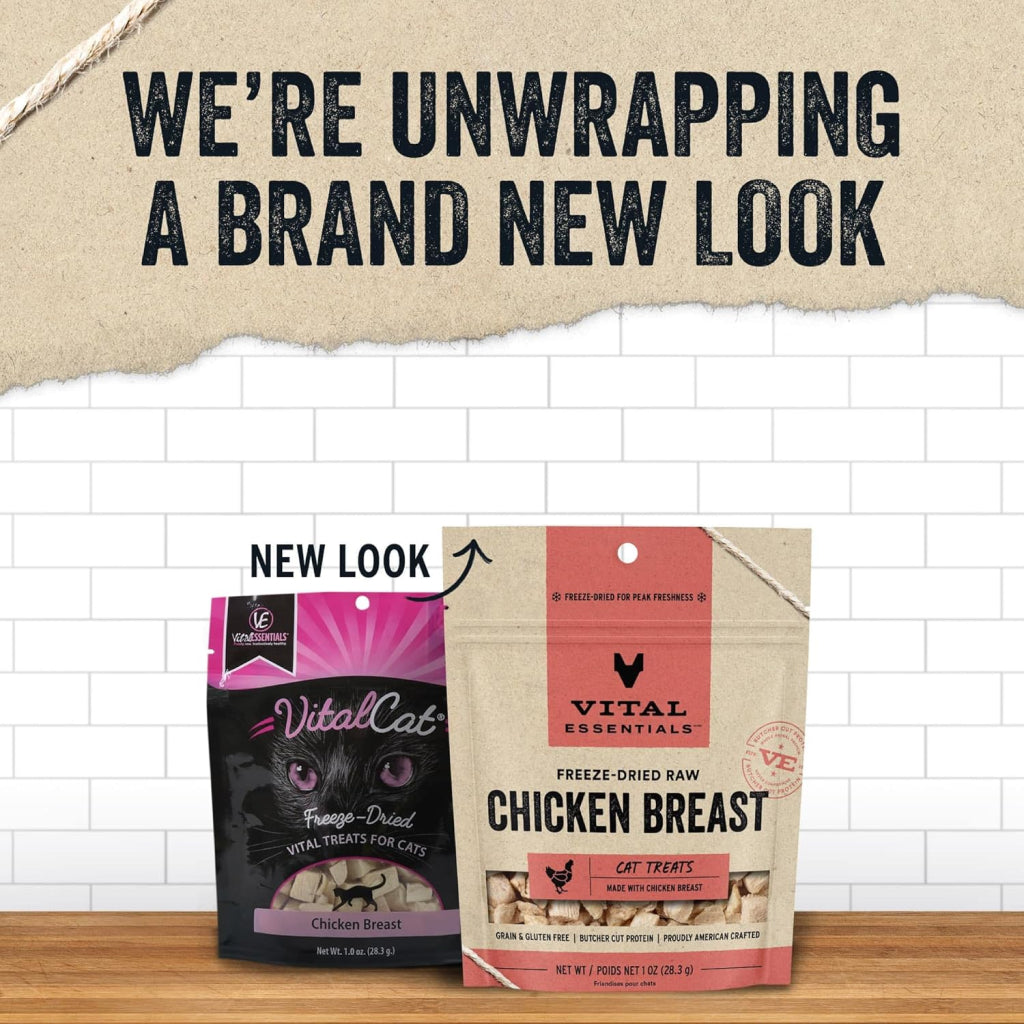 Vital Essentials  Freeze-Dried Raw Chicken Breast Treats For Cats