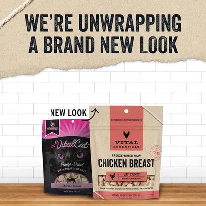 Vital Essentials  Freeze-Dried Raw Chicken Breast Treats For Cats