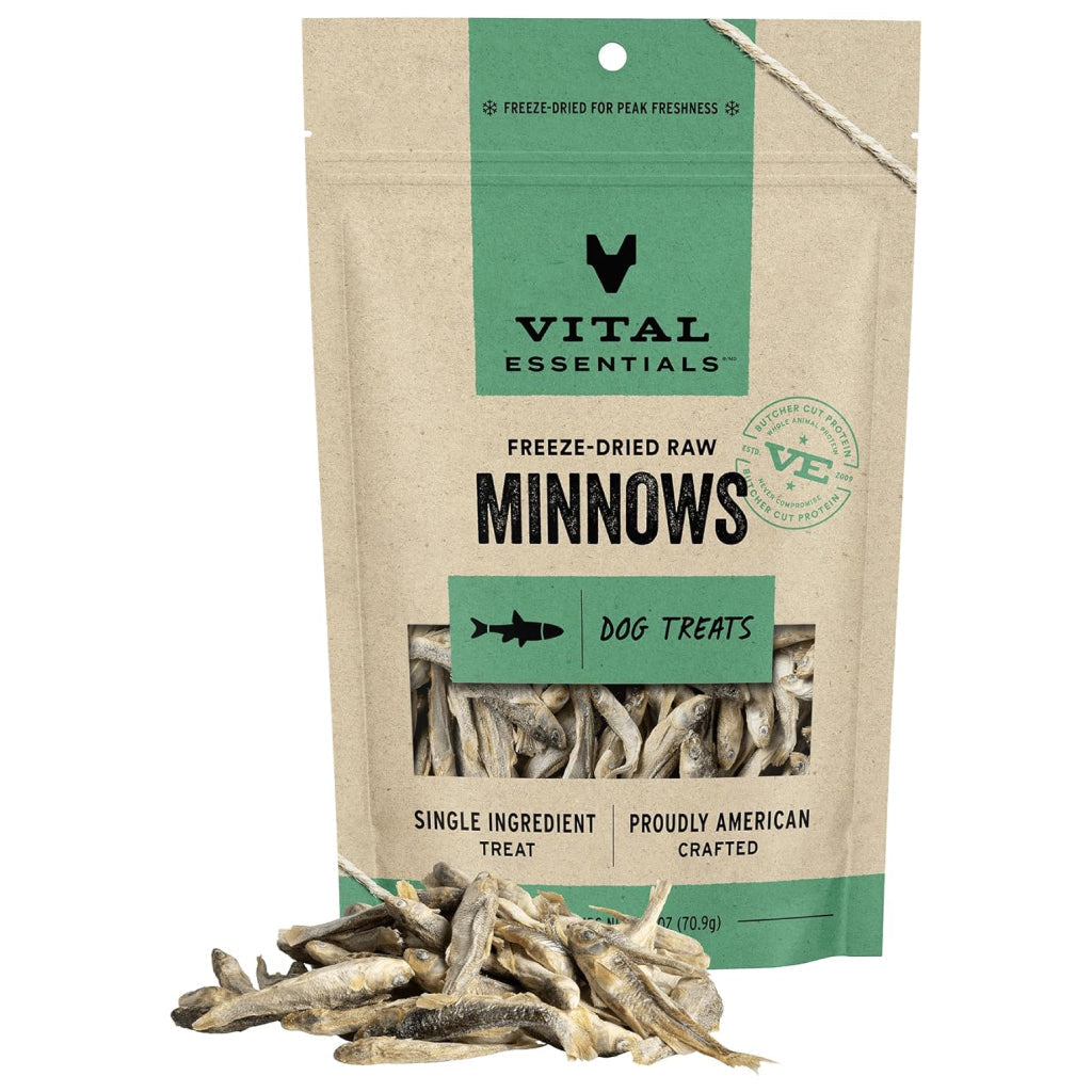 Vital Essentials Freeze-Dried Raw Minnows Treats For Dogs