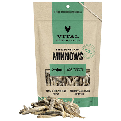 Vital Essentials Freeze-Dried Raw Minnows Treats For Dogs