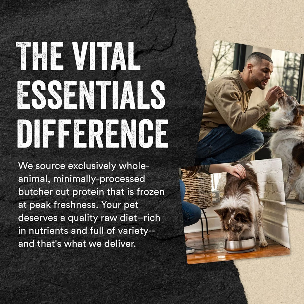 Vital Essentials Freeze-Dried Raw Protein Mix-In Ground Topper for Dogs