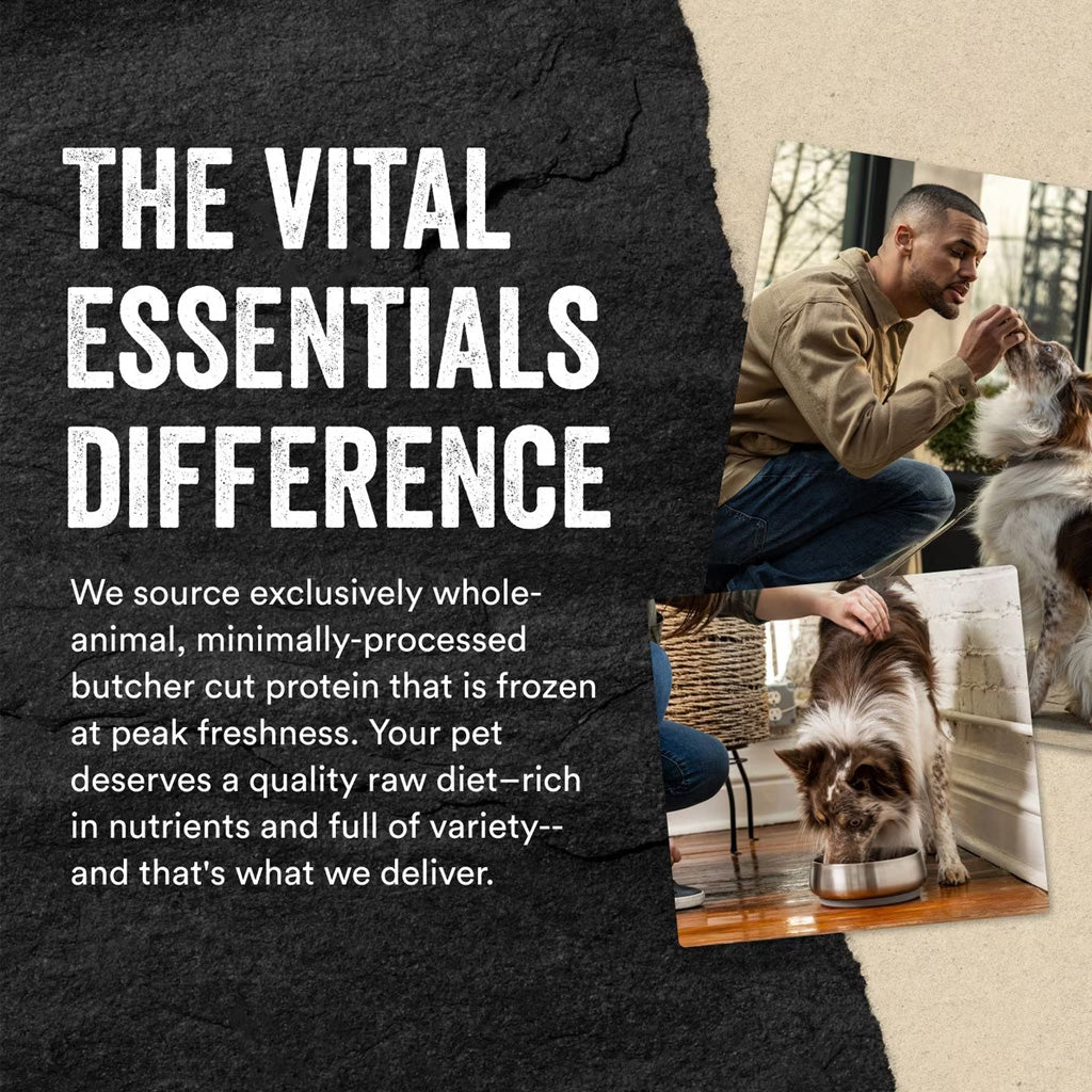 Vital Essentials Freeze-Dried Raw Protein Mix-In Ground Topper for Dogs