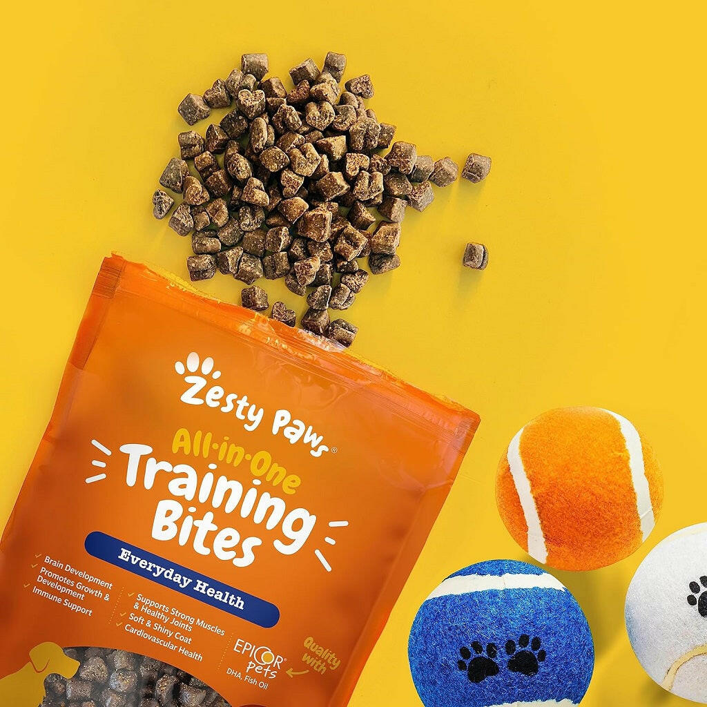 Zesty paws All-in-One Peanut Butter Flavored Multivitamin Training Bites for Dogs (8 oz)
