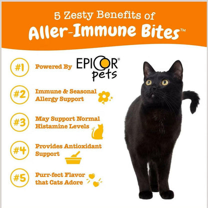 Zesty Paws Aller-Immune Bacon Flavored Immune System Chews for Cats (60 ct)