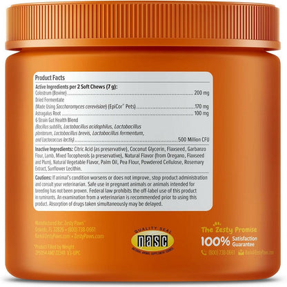 Zesty Paws Allergy&  Immune Bites Lamb Flavored Chews for Dogs (90 ct)