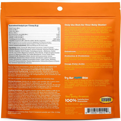 Zesty Paws Puppy Milk Replacer + Colostrum Powder (12 oz)