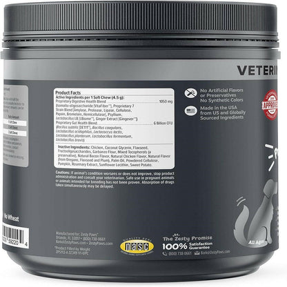 Zesty Paws Vet Strength Pre, Pro & Postbiotics Bites Rotisserie Chicken Flavored Chews for Dogs (90 ct)
