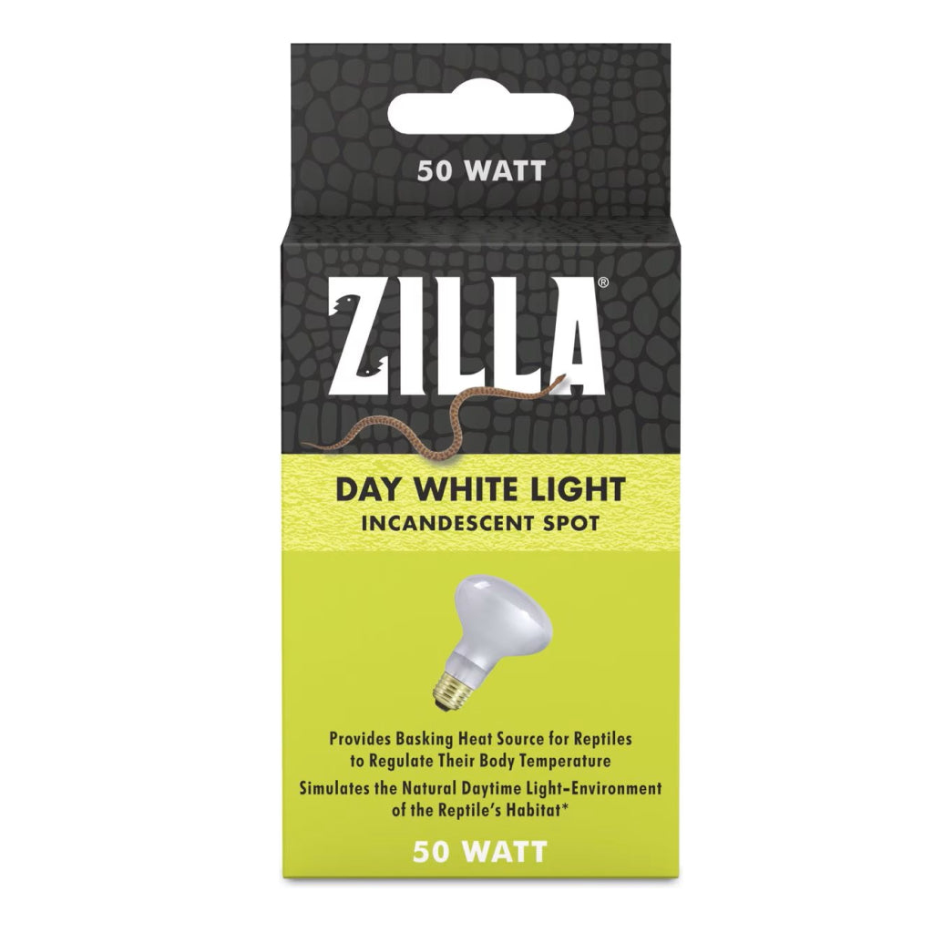 Zilla Day White Incandescent Spot Bulb for Reptiles