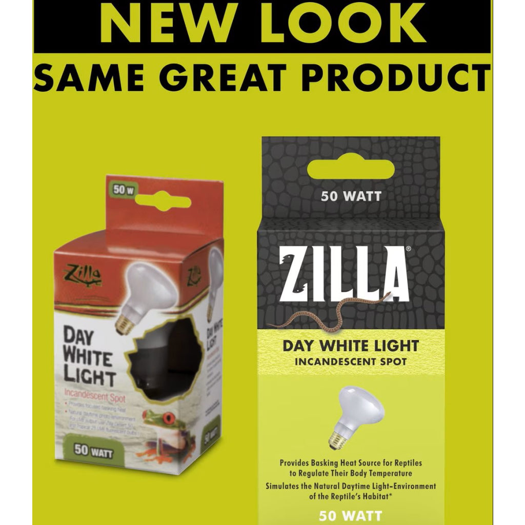 Zilla Day White Incandescent Spot Bulb for Reptiles