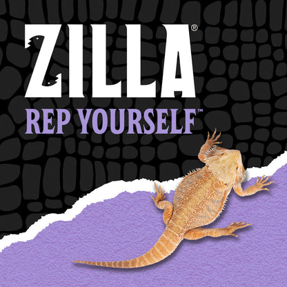 Zilla Reptile Muchies, Omnivore Mix with Calcium, 4-oz