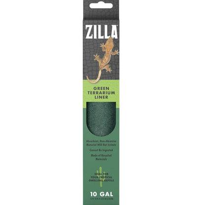 Zilla Reptile Terrarium Bedding Substrate Floor Liner- Green