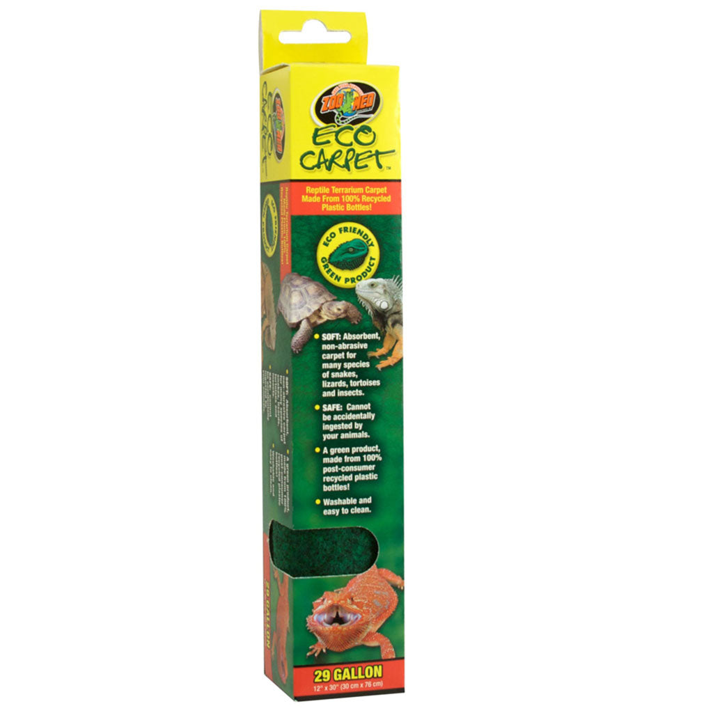 Zoo Med Eco Carpet Reptile Terrarium Carpet, Green