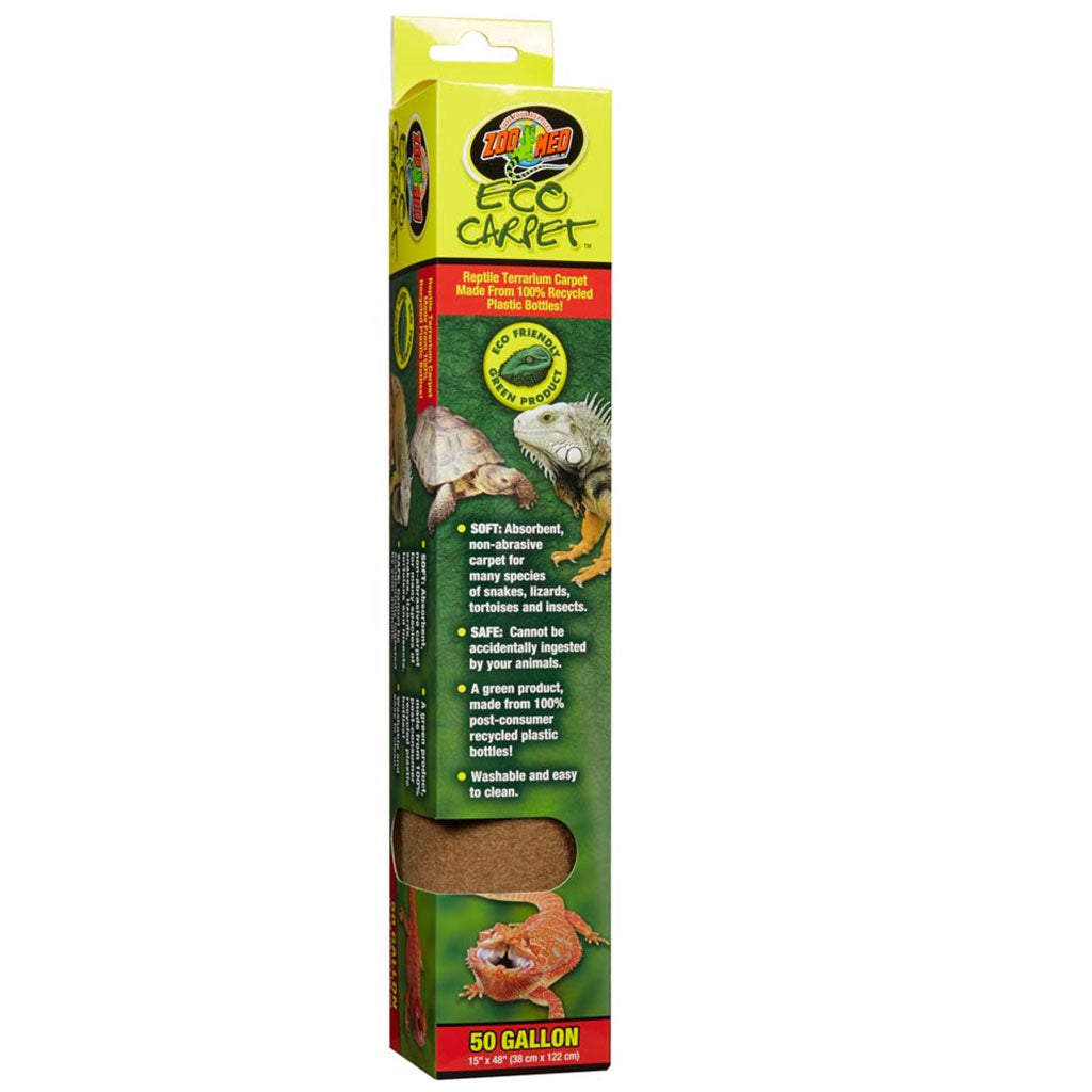 Zoo Med Eco Carpet Reptile Terrarium Carpet, Tan