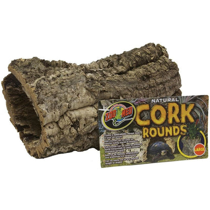 Zoo Med Natural Cork Bark Round Reptile Wood