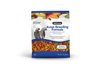 ZuPreem Avian Breeding Formula FruitBlend Bird Food Parrots & Conures, 2-lb