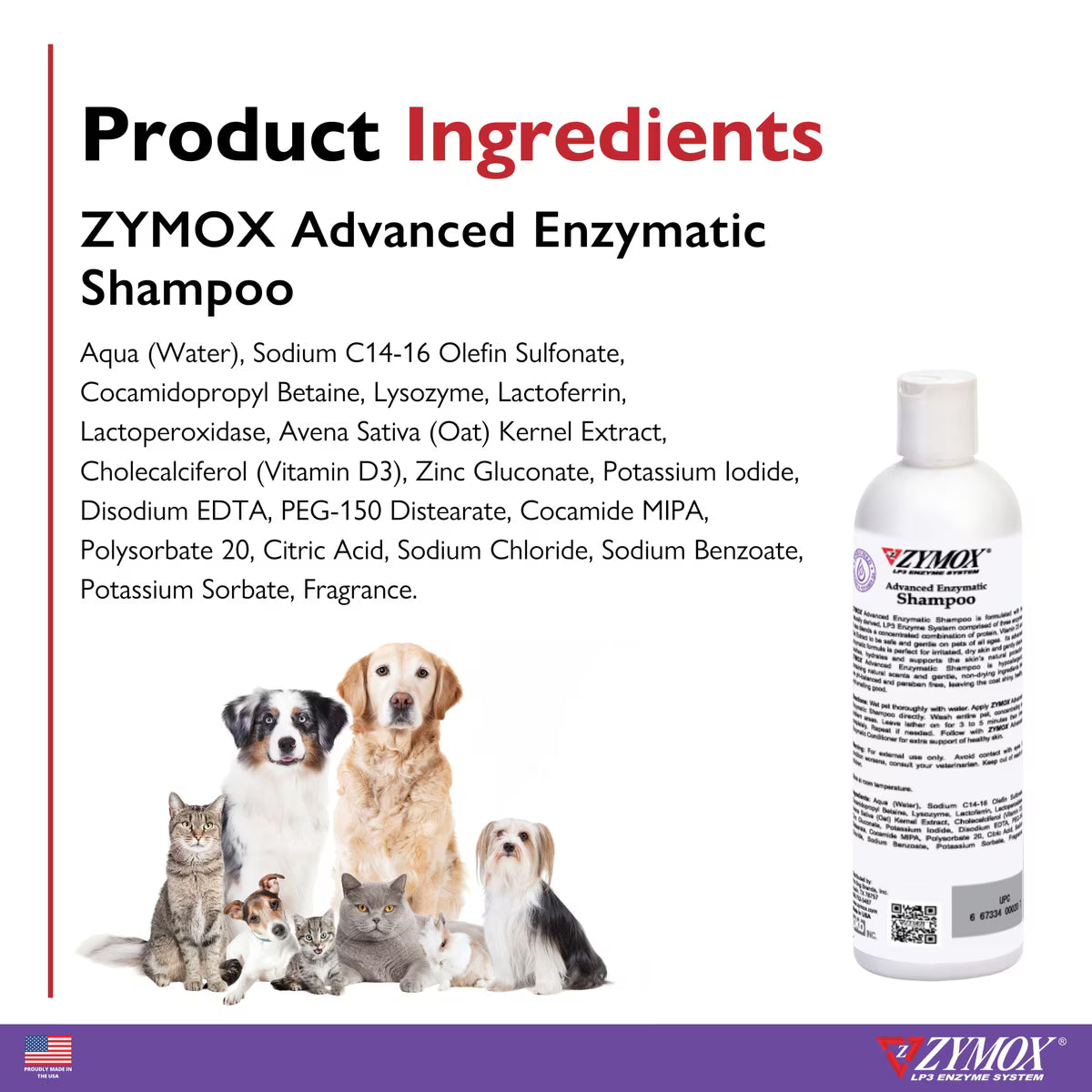 Zymox Enzymatic Dog & Cat Shampoo