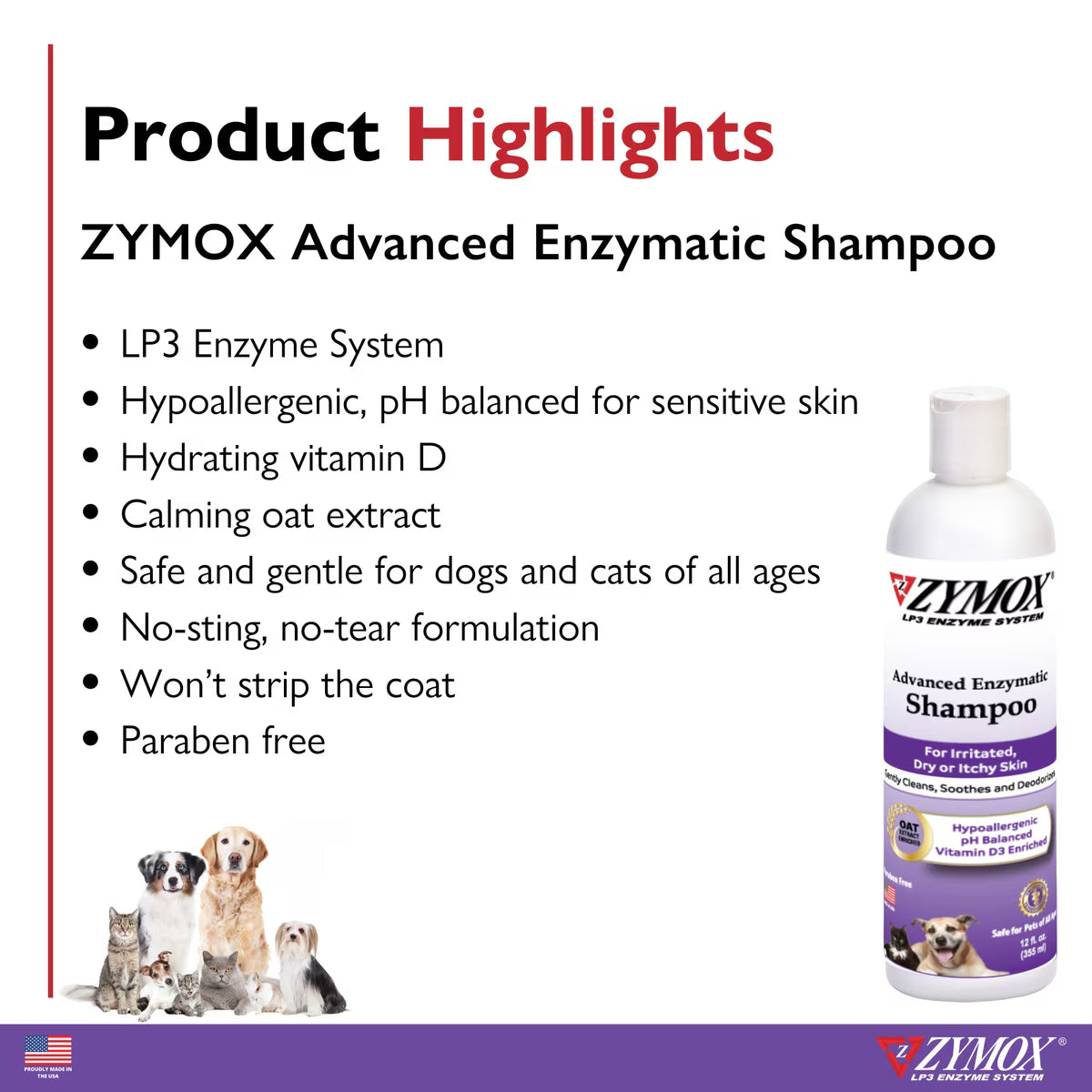 Zymox Enzymatic Dog & Cat Shampoo