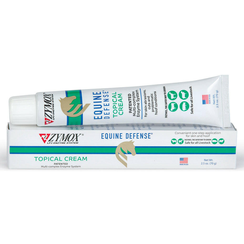 Zymox Equine Defense Skin Cream Horse tube -(2.5 oz)