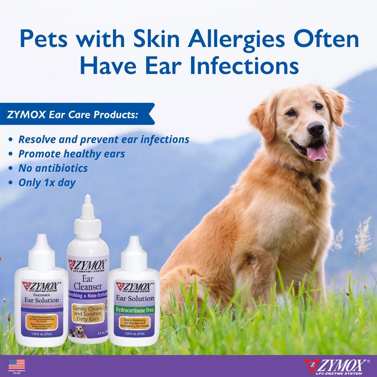 Zymox Topical Cream Hydrocortisone 0.5% for Dogs & Cats