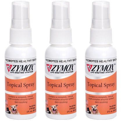 Zymox Topical Spray Hydrocortisone Free for Dogs & Cats