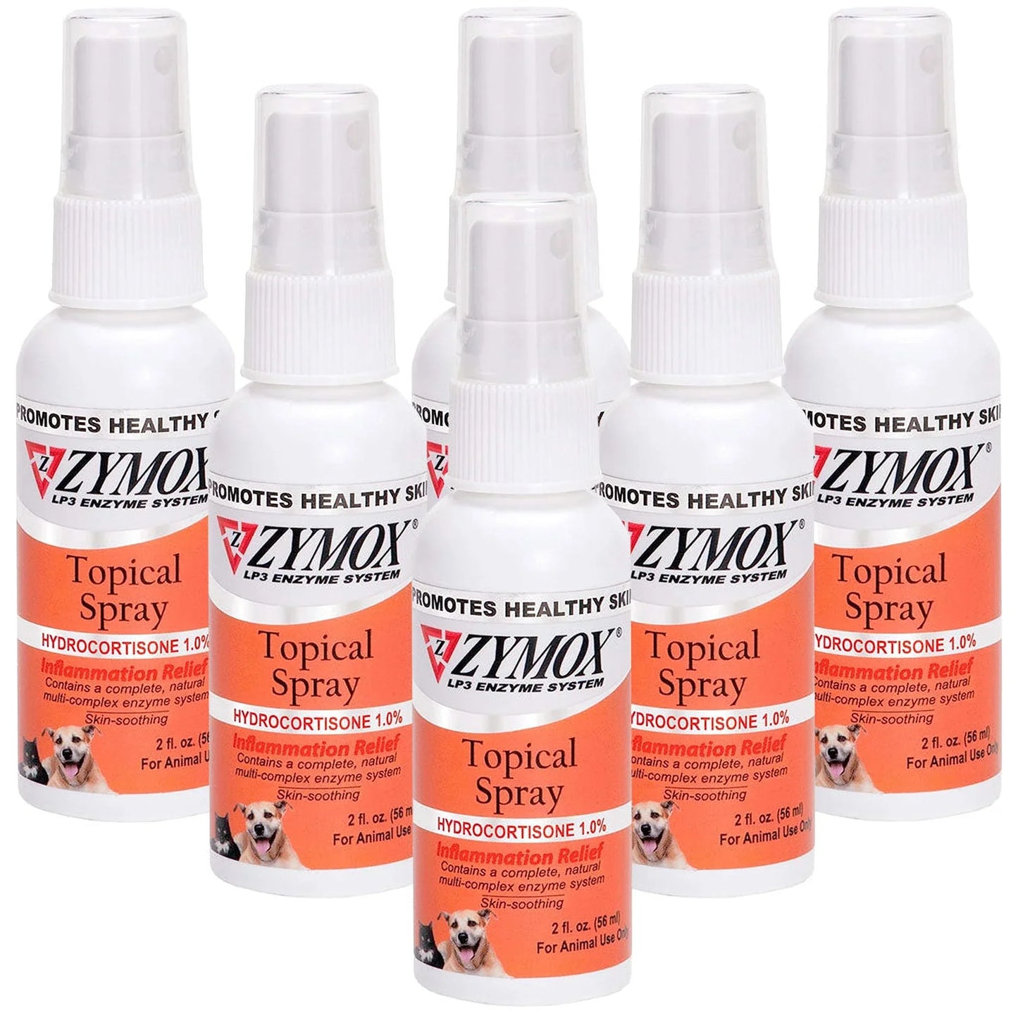 Zymox Veterinary Strength Topical Spray Hydrocortisone 1.0% for Dogs & Cats